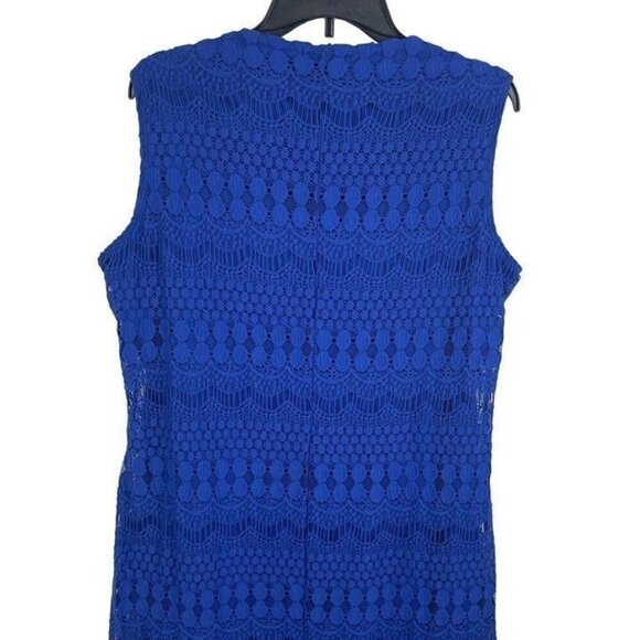 Tiana B. Women Sleeveless Round Neck Lace Dress Size XXL - Picture 7 of 7